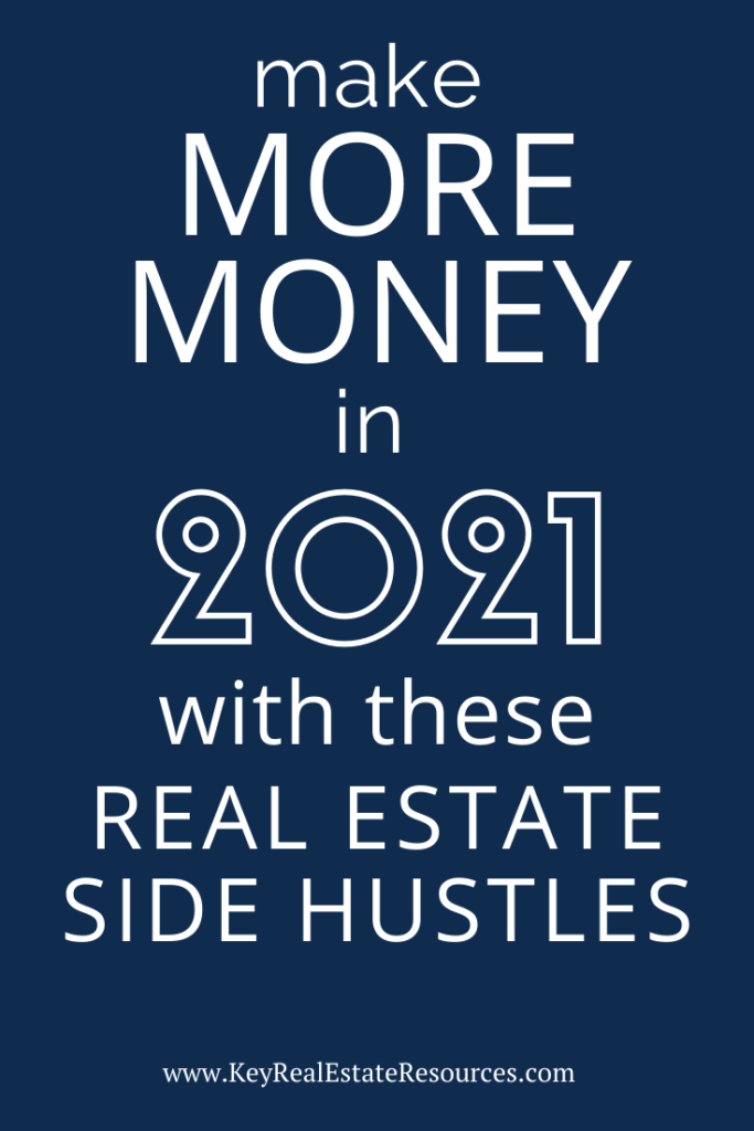 Genius real estate side hustles for agents who want to make more money! #realestate #sidehustles real estate agent, real estate planner, real estate business, realtor marketing, real estate planning, new realtor, realtor planning