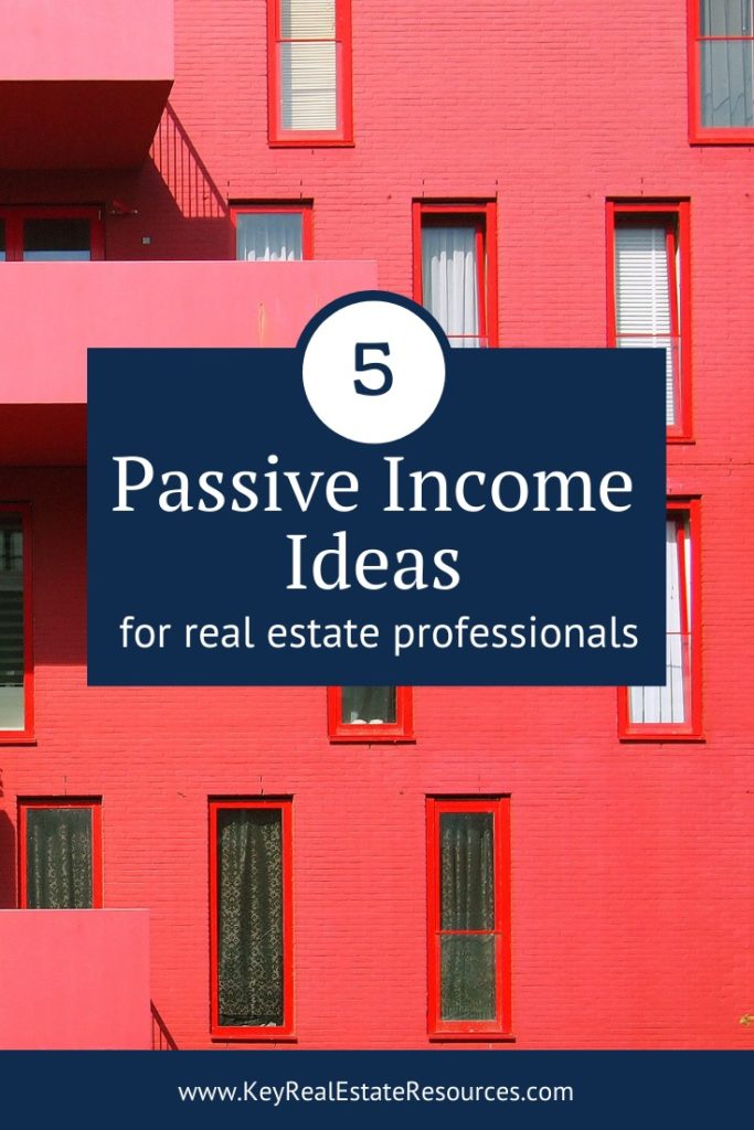 These are the best ideas for passive income, curated specifically for real estate agents! #realtor #realtorlife #realestateagent