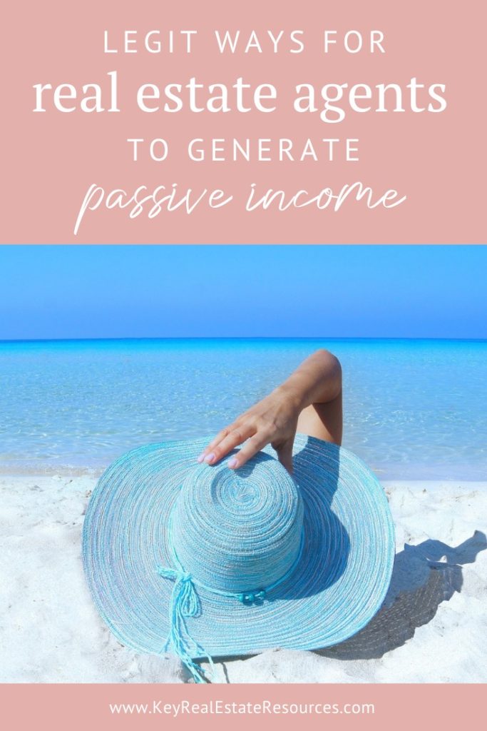 These are the best ideas for passive income, curated specifically for real estate agents! #realtor #realtorlife #realestateagent