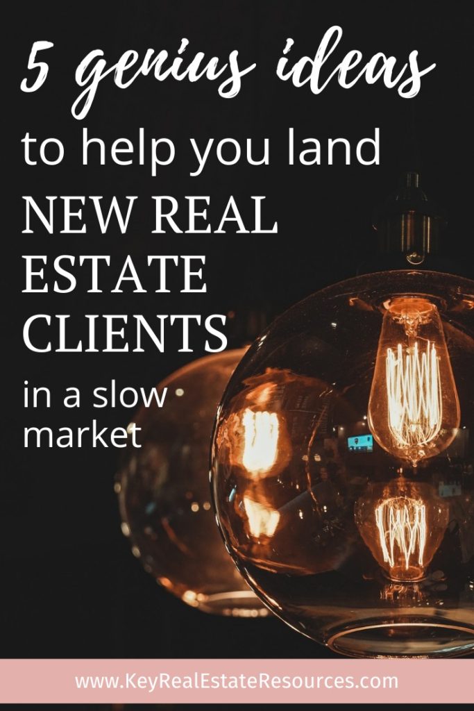 Tips for landing new real estate clients in a slow market. Real Estate Agent, Realtor, Real Estate Business, Real Estate Marketing, #realtorlife