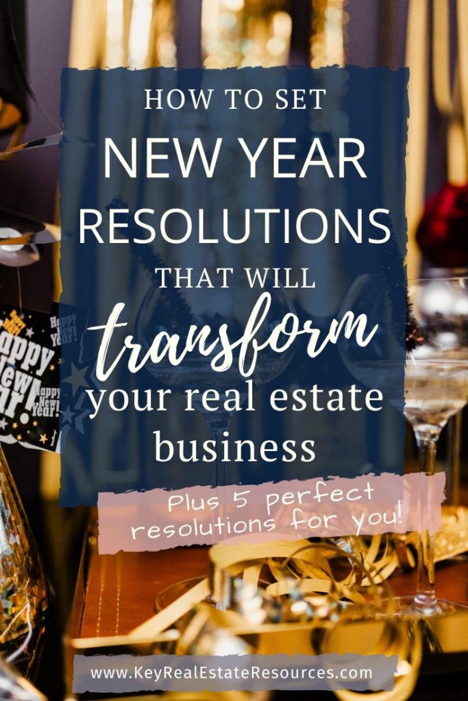 With the new year right around the corner, we're excited to take a peek at the best new year resolutions for real estate agents.