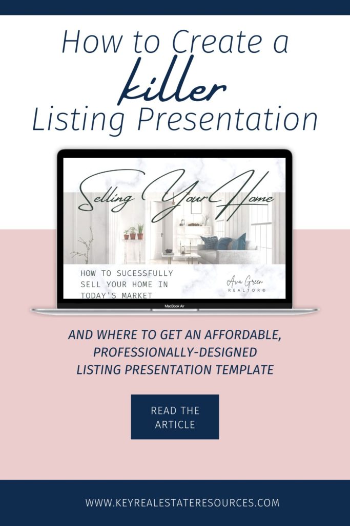 Step-by-step instructions for crushing your listing presentation - including where to find listing presentation templates!