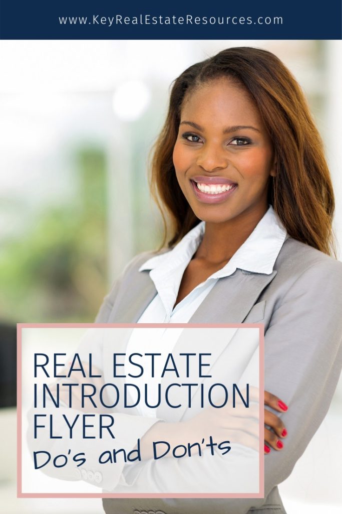 How to Make a Powerful Real Estate Agent Introduction FlyerKey Real ...