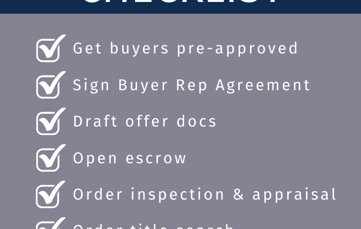 The ultimate buyer's agent checklist | real estate checklist | new real estate agent checklist | free real estate checklist