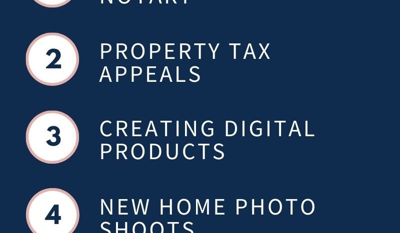 Our 30 side hustles for real estate agents help experienced agents diversify their income and new agents earn $$$ while they get established.