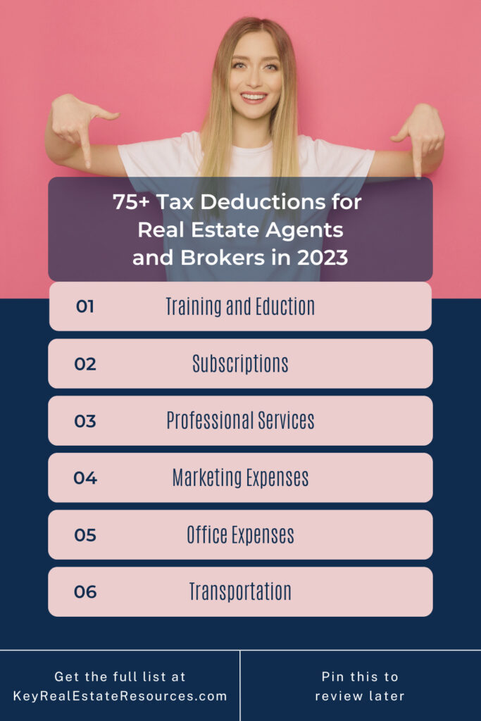 Just in time for tax season, we're exploring 75+ tax deductions for real estate brokers! Use this checklist to save money on your taxes!