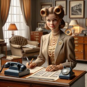What a 1950s real estate agent looked like according to AI