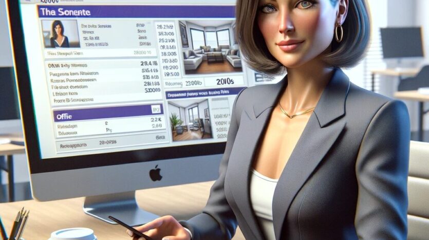 What a 2000s real estate agent looked like according to AI