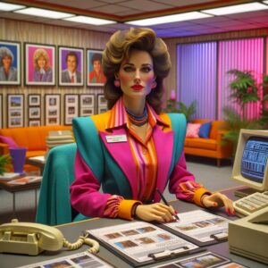 What a 1980s real estate agent looked like according to AI