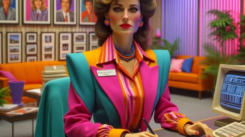 What a 1980s real estate agent looked like according to AI