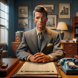 What a 1950s real estate agent looked like according to AI