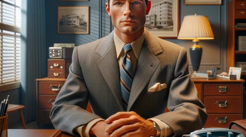 What a 1950s real estate agent looked like according to AI