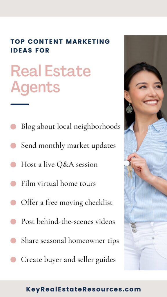 How to leverage real estate agent content marketing to increase your leads, grow your business, and earn more money! Real Estate Agent Tips | Realtor Tips | Real Estate Broker Tips 