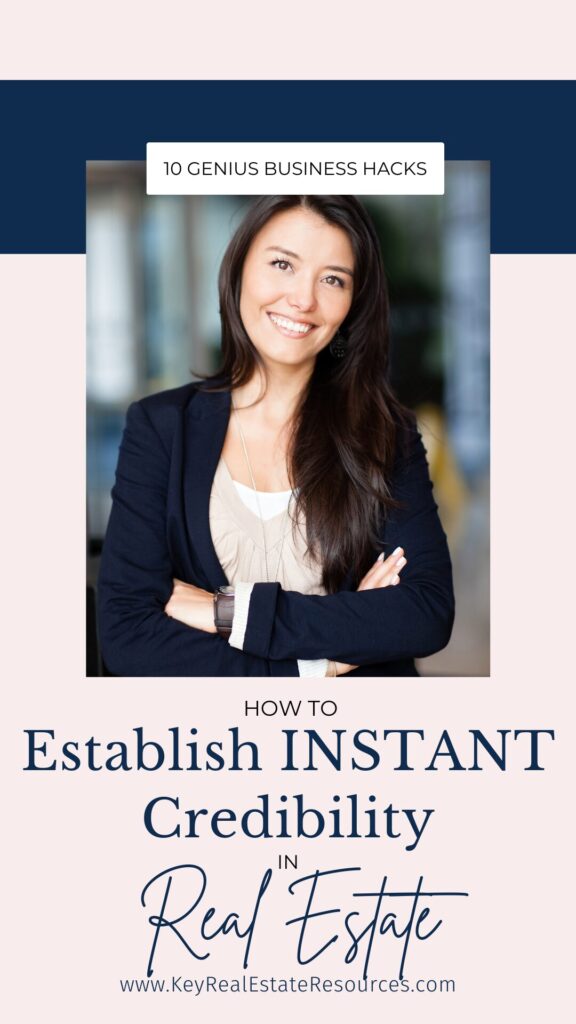 Find out how to establish instant credibility in real estate whether you're a brand new agent or an experienced one flying under the radar.