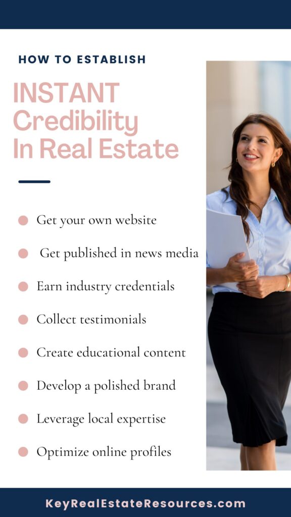 Find out how to establish instant credibility in real estate whether you're a brand new agent or an experienced one flying under the radar.